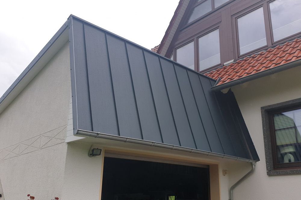 Stehfalzdeckung