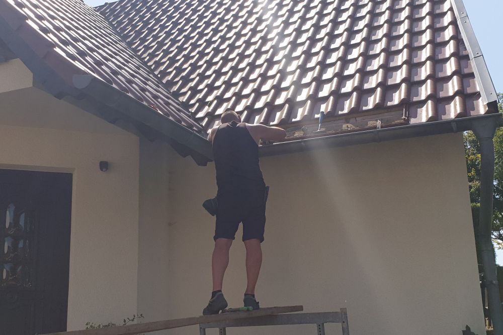 Dachrinnenreinigung